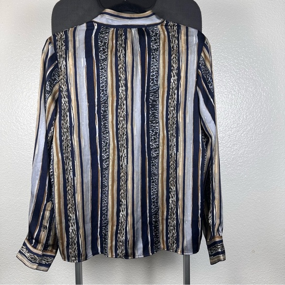 NIC+ZOE | Multicolor Striped Blouse - Picture 3 of 6